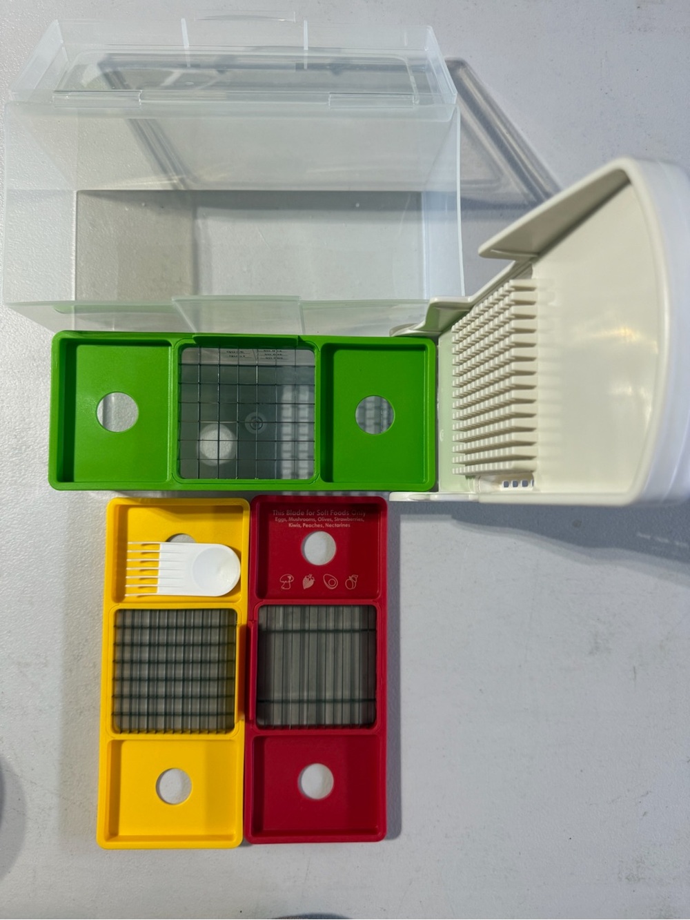 BNWOB Progressive Prepworks Fruit & Vegetable Chopper Set Stainless Steel